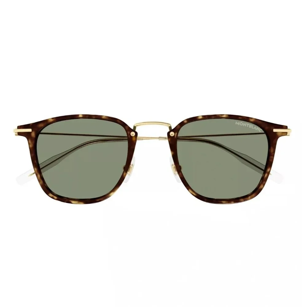 NEW MONTBLANC SUNGLASSES MEN HAVANA GOLD EYEWEAR MONTBLANC MB0295S 002